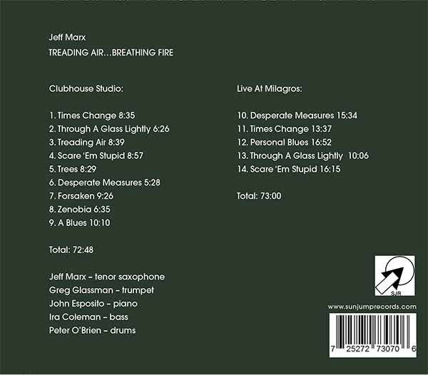 TREADING AIR CD Back