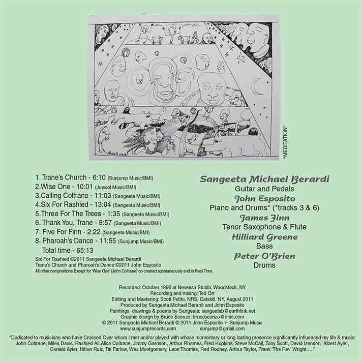 calling coltrane CD Back